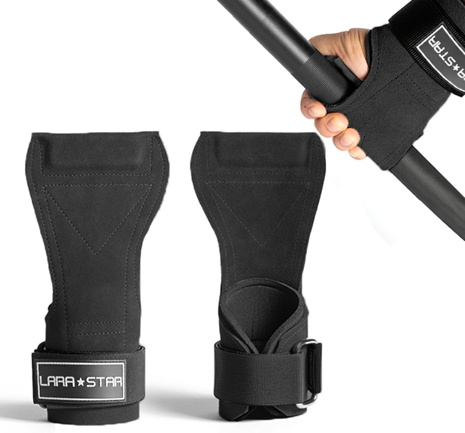 Weight Lifting Wrist Straps for Maximum Grip Support,Lifting Strap for Weightlifting, Gym Grips Hook for Deadlifts, Powerlifting, Heavy Shrug Women/Men