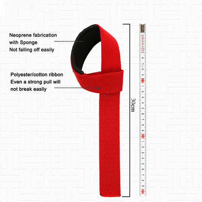 Weightlifting Wrist Straps Strength Training Adjustable Non-Slip Gym Fitness Lifting Strap Wrist Support Sports Grip Band