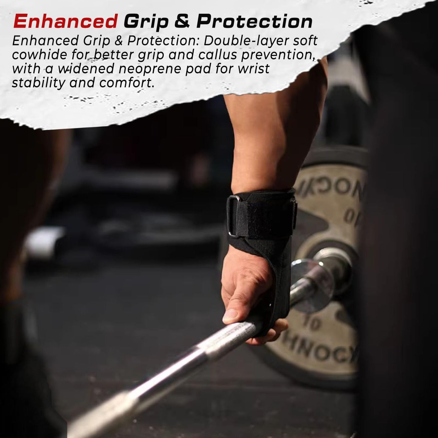 Weight Lifting Wrist Straps for Maximum Grip Support,Lifting Strap for Weightlifting, Gym Grips Hook for Deadlifts, Powerlifting, Heavy Shrug Women/Men